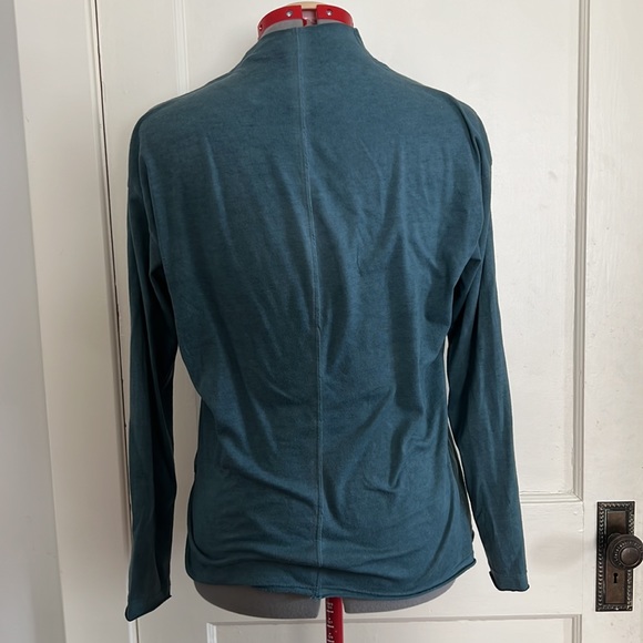 Sandwich_ wrap jersey top. Beautiful blue colour. Size L. - Picture 4 of 8